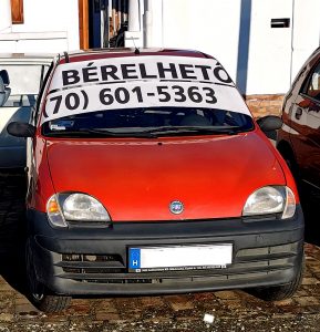 Bérelhető - Fiat Seicento